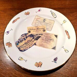 Vintage Cipa Porcellane Italy Plate 11-5/8” Diameter
